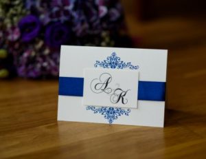 efektowne eleganckie zaproszenie na ślub i wesele